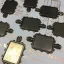 Fém díszítőelem MF107, Frame 9 / MitForm Metal Trinkets (1 db)