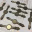 Fém díszítőelem MF109, Clock Hands 1.2 / MitForm Metal Trinkets (1 db)