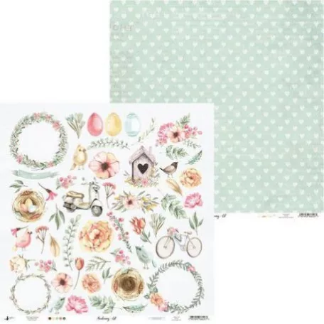 Scrapbook papír 12x12, Piatek13 Paper / Awakening 07 -  (1 lap)