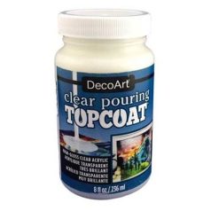  Clear Pouring TopCoat 236ml, Clear Pouring TopCoat / DecoArt Pouring Medium (1 db)