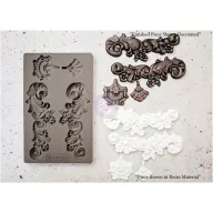   ReDesign with Prima szilikon öntőforma, 5x8 Inch Decor Mould / Groeneville Crest  (1 db)