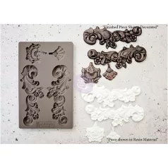   ReDesign with Prima szilikon öntőforma, 5x8 Inch Decor Mould / Groeneville Crest  (1 db)