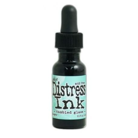 Tinta/Tintapárna utántöltő , tumbled glass  / Ranger Distress Re- Inker - Tim Holtz (1 db)