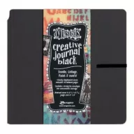   Art Journal 8", Square / Dylusions creative journal - black (1 db)