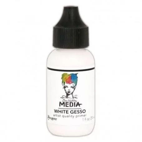 Fehér gesso 29 ml, White / Dina Wakley media gesso -  (1 db)