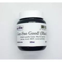   Fekete gesso 120 ml, Black / IndigoBlu Gee-Sso Good! - Artist Quality Gesso (1 db)