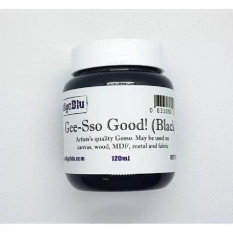 Fekete gesso 120 ml, Black / IndigoBlu Gee-Sso Good! - Artist Quality Gesso (1 db)