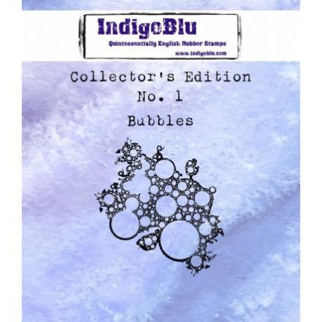 Gumibélyegző A7, Bubbles / IndigoBlu rubber stamp - No. 1 (1 db)