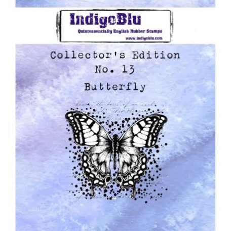 Gumibélyegző A7, Butterfly  / IndigoBlu rubber stamp - No. 13 (1 db)