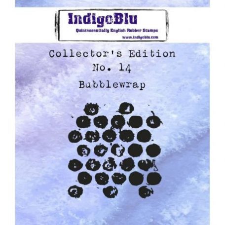 Gumibélyegző A7, Bubblewrap / IndigoBlu rubber stamp - No. 14 (1 db)