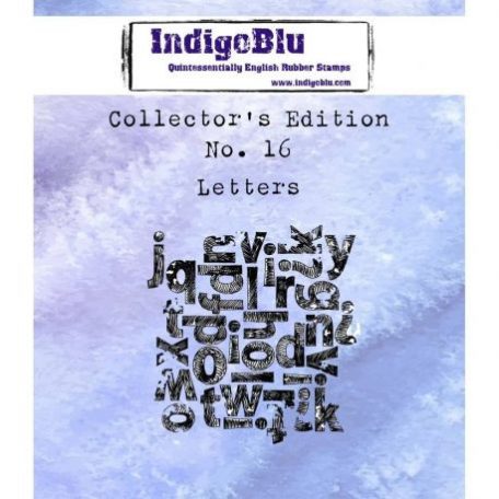 Gumibélyegző A7, Letters / IndigoBlu rubber stamp - No. 16 (1 db)