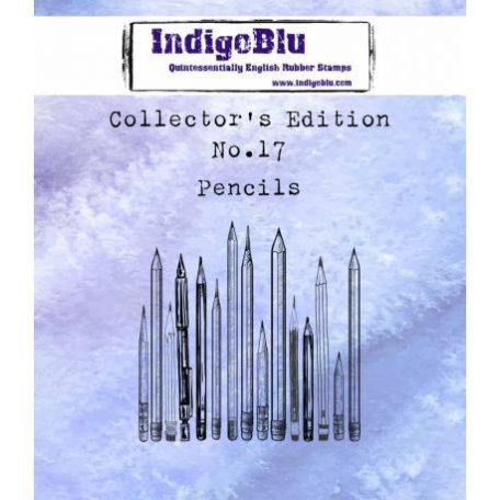 Gumibélyegző A7, Pencils / IndigoBlu rubber stamp - No. 17 (1 db)
