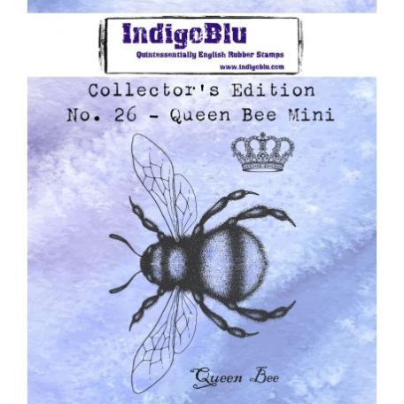 Gumibélyegző A7, Queen Bee Mini / IndigoBlu rubber stamp - No. 26 (1 db)