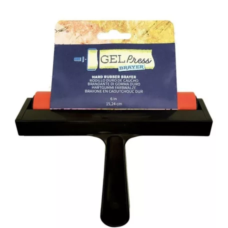 Festékhenger 6"(15 cm) , Gel Press / Hard Rubber Brayer (1 db)