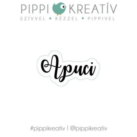 Gumibélyegző - Apuci - PIPPI Rubber stamp (1 db)