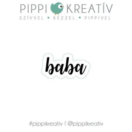 Gumibélyegző - baba - PIPPI Rubber stamp (1 db)