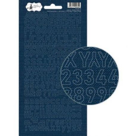 Matrica 5x23 cm, Piatek13 Sticker sheet  / Soulmate 02 - Alphabet sticker sheet  (1 ív)