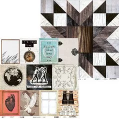   Scrapbook papír 12x12, Piatek13 Paper / Soulmate 05 -  (1 lap)