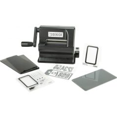   Sizzix Sidekick Mini Vágó- és Domborítógép Sidekick Starter Kit - Black by Tim Holtz (1 csomag)