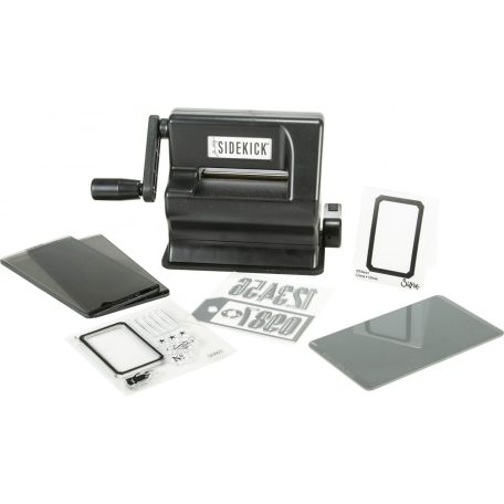 Mini Vágó- és Domborítógép  , Sizzix Sidekick / Starter kit black -  (1 csomag)