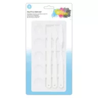   Paletta és spatula készlet , Docrafts Palette & Knife Set /  -  (1 csomag)