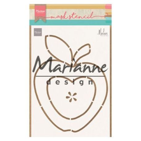 Stencil , Marianne Design Craft stencil / Apple - Alma (1 db)