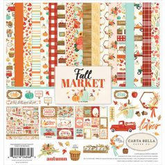   Carta Bella Papírkészlet 12"(30cm)Fall Market / Collection Kit (1 csomag)