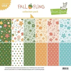   Papírkészlet 12", Fall Fling / Double-Sided Collection Pack - Kétoldalas (1 csomag)