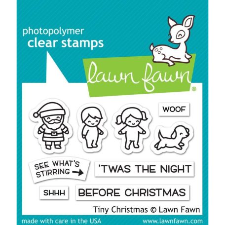 Szilikonbélyegző LF2022, Clear Stamps / Tiny Christmas (1 csomag)