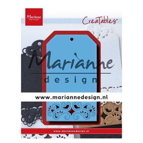 Vágósablon LR0617, Marianne Design Creatables / Classic label -  (1 csomag)