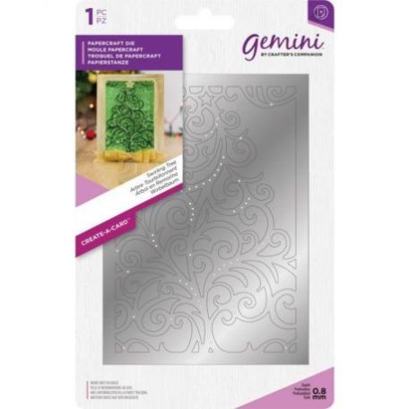 Vágósablon , Gemini Create-a-Card Die / Swirling Tree -  (1 csomag)