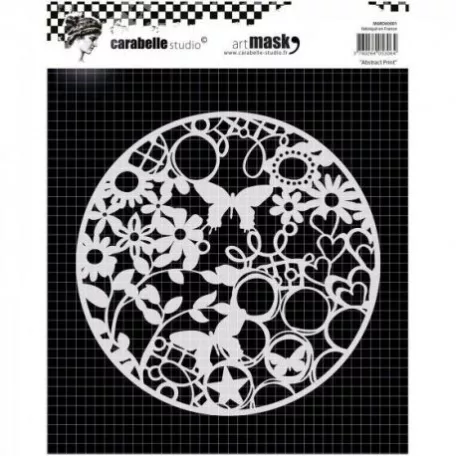 Stencil 6", abstract print / Carabelle Art Mask (1 db)