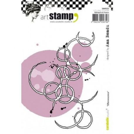Gumibélyegző A6, effervescence / Carabelle Art Stamp -  (1 db)