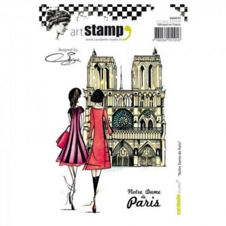 Gumibélyegző A6, notre dame de Paris / Carabelle Art Stamp -  (1 db)