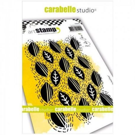 Gumibélyegző A6, wonky leaf line / Carabelle Art Stamp -  (1 db)