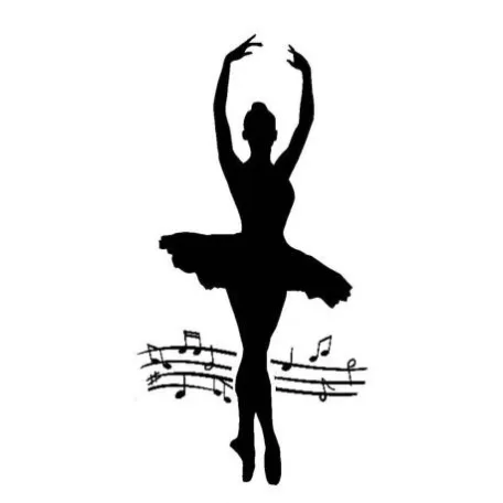 Stencil 12x25cm, Dancer / Stamperia Thick Stencil  (1 db)