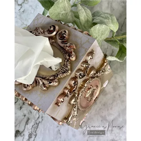 ReDesign with Prima szilikon öntőforma, 5x8 Inch Decor Mould / Sicily Frame (1 db)