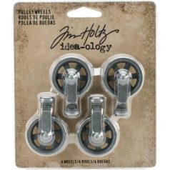   Díszítőelem , Mini Pulley Wheels / Tim Holtz Idea-ology -  (1 csomag)