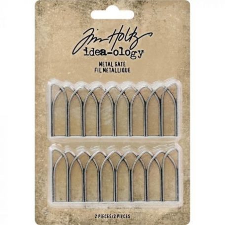 Díszítőelem , Metal Gates  / Tim Holtz Idea-ology -  (1 csomag)