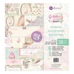   Papírkészlet 12", Prima Marketing Dulce / 12x12 Inch Paper Pad -  (24 lap)