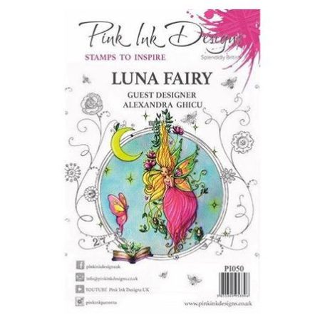 Szilikonbélyegző A5, Pink Ink Designs Clear Stamp / Luna Fairy - Gnome, fairies (1 db)