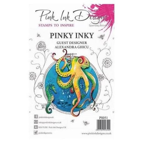Szilikonbélyegző A5, Pink Ink Designs Clear Stamp / Pinky Inky - Animals (1 db)
