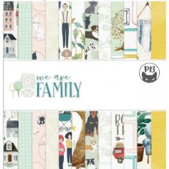   Papírkészlet Mini 12x12, Piatek13 Paper pad / We are family -  (6 lap)