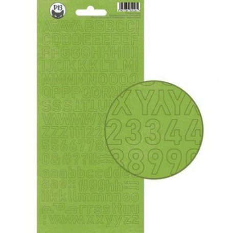 Matrica 5x23 cm, Piatek13 Sticker sheet  / Christmas treats 01 - Alphabet sticker (1 ív)