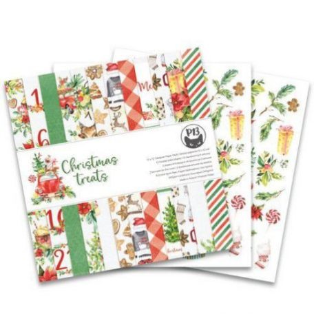 Papírkészlet 12x12, Piatek13 Paper pad / Christmas treats -  (12 lap)