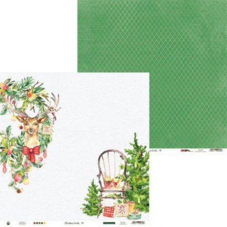 Scrapbook papír 12x12, Piatek13 Paper / Christmas treats 02 -  (1 lap)