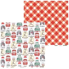   Scrapbook papír 12x12, Piatek13 Paper / Christmas treats 04 -  (1 lap)