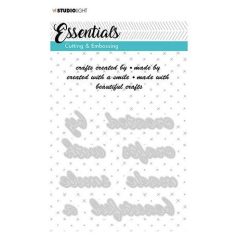   Vágósablon STENCILSL185, Studio Light Cutting & Embossing / Essentials nr.185 (1 csomag)