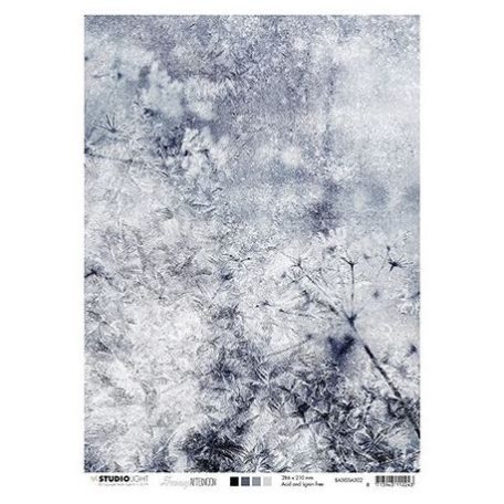 Scrapbook papír A4, Studio Light Scrap / Basis Snowy Afternoon nr.302 -  (1 lap)