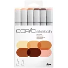 COPIC Sketch Grafikai filctoll készlet Bőr árnyalatok - Skin Tones / Portrait (6 db)